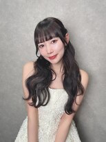 アンプル 天神店&nbsp;エクステ　最高級エクステ　人毛100%　ロングヘア　サラツヤヘア