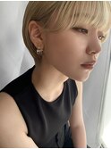 【 マッシュショート × ハイトーンベージュ 】浅野美紀