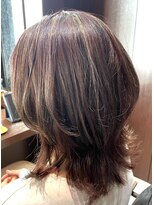 カラー(calla)&nbsp;ハイライト×かわいい×マッシュウルフ♪