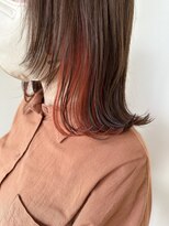 ロエン 西岡崎店(ROEN)&nbsp;#インナーカラー/20代/デザインカラー/暖色カラー