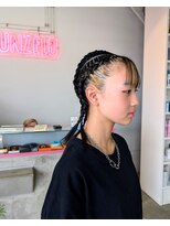アンゼロ(UNZELO)&nbsp;ダンスイベント用ヘアセット