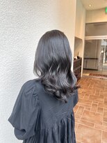 エルサフィロ ヨドヤバシ(el zafiro yodoyabashi)&nbsp;くびレイヤー前髪グレージュ小顔レイヤーカット20代30代40代50代