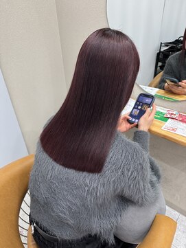 シカ 神戸三宮元町店(Cica) 髪質改善 トリートメント UPTOGLOSS 三宮  神戸 ストレート 赤髪