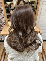 ヘアーズグルーヴ(Hair's groove)&nbsp;大人かわいいピンクベージュ韓国風カール