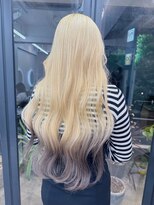 フラム 渋谷(flamme)&nbsp;抜きっぱなしブリーチ◎ブランドヘア