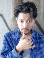 ケアリー 練馬(Carelly)&nbsp;ツイストパーマ七三オールバックマッシュウルフスリークショート