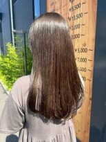 クラン(Chlan)&nbsp;艶髪ワンカールロング×アッシュブラウン