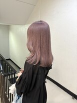 シック(chic.)&nbsp;ピンクベージュ/ケアブリーチ/福岡天神/ニュアンスカラー