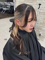 プライズ 表参道原宿店(prize)&nbsp;ツーブロックインナーカラーミルクティーベージュカラー