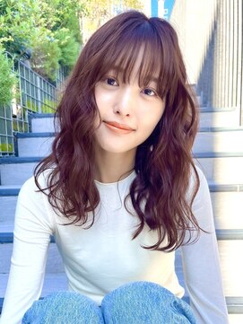 アンアミ キチジョウジ(Un ami Kichijoji) 【unami】顔周りふわっと動くゆるふわパーマ　澤田杏奈