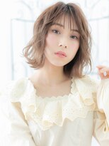 メルア バイ エイト つくば研究学園(Meluah by 8)&nbsp;研究学園/髪質改善/パールベージュ☆ボブレイヤーパーマb