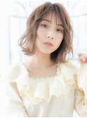 研究学園/髪質改善/パールベージュ☆ボブレイヤーパーマb