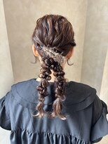 フィエルウメダ(Fier umeda) ふんわりツインの編みおろしarrange◎