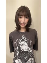 ピエドプール(PiED DE POULE)&nbsp;ミディアムボブ＋フェイスレイヤー