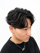 ディア 大宮店(DIA)&nbsp;ツーブロフェザーパーマニュアンスパーマメンズパーマ