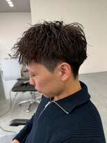 フゥ 宇都宮戸祭(FeU)&nbsp;宇都宮メンズカットメンズパーマ波巻きスパイラルパーマツイスパ
