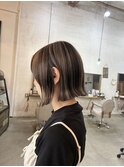 外ハネbob/ アンブレラカラー
