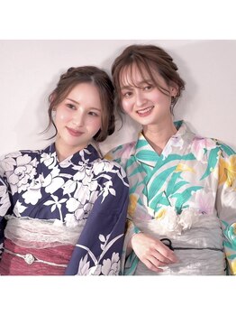 フロウエン(FLAWEN.)の写真/着付け+ヘアセット(1H)