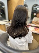 カーサ バイ ハミュウ たまプラーザ(CASA by Humium)&nbsp;20代30代艶髪レイヤーカット×赤み消しオリーブグレージュ