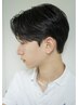 【襟足スッキリ】韓国風メンズカット+ダウンパーマ ¥10000