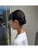 ガーデン Garden ヘアーメイク hair make&nbsp;ネイビーカラー