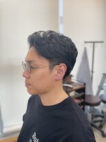 ヘアメイク デザート(HAIR MAKE DESART)&nbsp;柳原紗奈【メンズパーマ×ニュアンスパーマ】