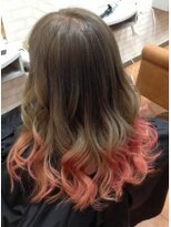 クレア ヘアー アーバン 本店(CREA hair urban)&nbsp;ピンク×グラデーション