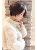 ３０代・４０代に人気シルエットが綺麗なショートスタイル