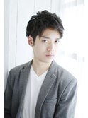 吉祥寺/くせ毛風パーマソフトツーブロックショートレイヤー/017
