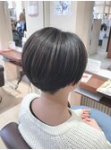 ぷっくり女子ショート