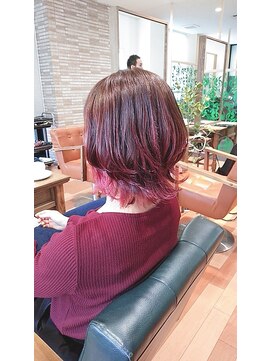 ルッカランス 王子店(Lucca Lance) 12月人と被らないグラデーションピンク