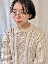 ツイギー 伊賀上ビル店(TWiGGY)&nbsp;センターパート、コンパクトなミニボブ。