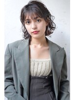 ロロ(ro-ro)&nbsp;plumyイルミナx外ハネボブxアッシュブラウンxネオウルフ