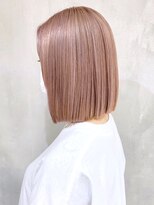 アイティー バイ アルバム 浦和店(IT by ALBUM)&nbsp;ピンクボブ_マッシュショートカーキグレージュ_ba323011