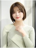 前髪あり大人小顔ボブ20代30代40代【AIN.表参道】川原大地