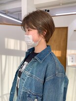 シーラス(cirrus)&nbsp;【mori担当】透明感オリーブベージュ×ショート20代/30代/40代