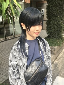 ノブレス(NOBLESSE) ウルフカット/ブルーブラック/nagata