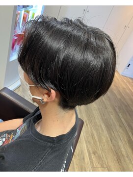 エヌプラス(N+) メンズヘアフェザーパーマサーフカール刈り上げセンターパート