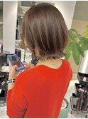 レイヤーボブ レイヤーカット ボブ くびれヘア