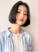 切りっぱなしボブ/美髪のススメ/韓国風/大人ボブ