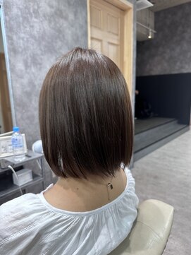 フォンド 津田沼(fond.) 斜めバング/グレージュカラー/デザインカラー/津田沼駅