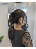 ツインポニーアレンジ