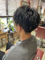 スレッド(SRED)&nbsp;ツイストスパイラルパーマメンズマッシュ波巻きスパイラルパーマ