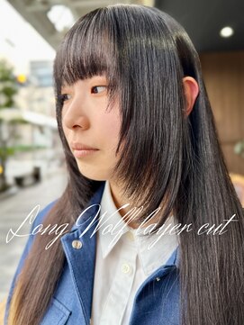 カフェアンドヘアサロン リバーブ(cafe&hair salon re:verb) ロングウルフレイヤー