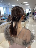 ケンジ 平塚ラスカ店(KENJE)&nbsp;ツインテール/結婚式参列ヘア/湘南