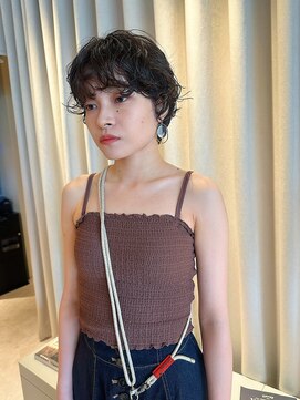 ノラギンザユー(NORA GINZA/U) パーマショートパーママッシュショートくせ毛風パーマ