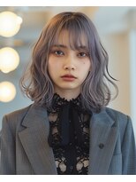 エヌプラス(N+)&nbsp;黒髪ボブルフネビージュ小顔ワンレン