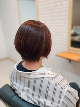 ヘアーノカ(Hair Noka)の写真/【田上/駐車場完備◎】一人一人に合わせて、丁寧なカット技術であなたに合った美しいシルエットに◇