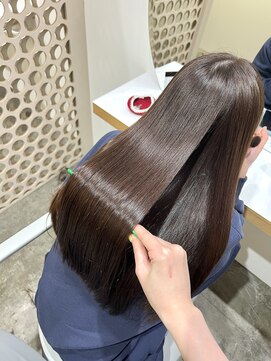 ヌー 栄(nuu) 艶カラー×髪質改善トリートメント