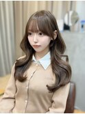 くびれヘア/ 韓国ヘア / 顔まわりカット